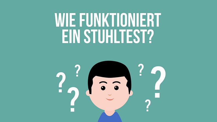 Wie funktioniert ein Stuhltest? Erklärvideo der Felix Burda Stiftung