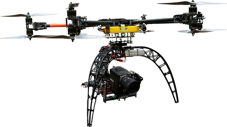 Mini-helikopter revolutionerar mediebranschen