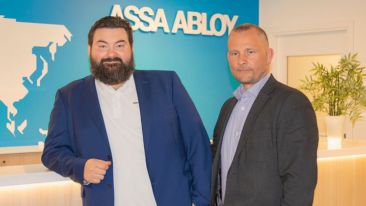 Olof Wigren och Johan Westervall, ASSA ABLOY Opening Solutions.