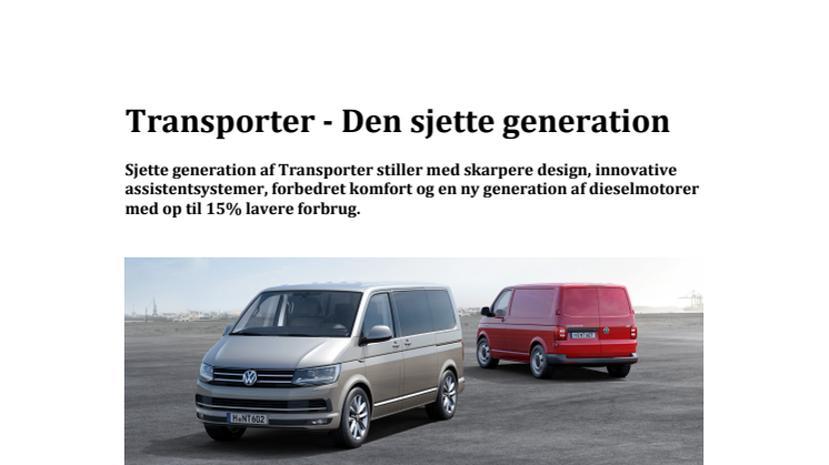 ​Transporter - Den sjette generation