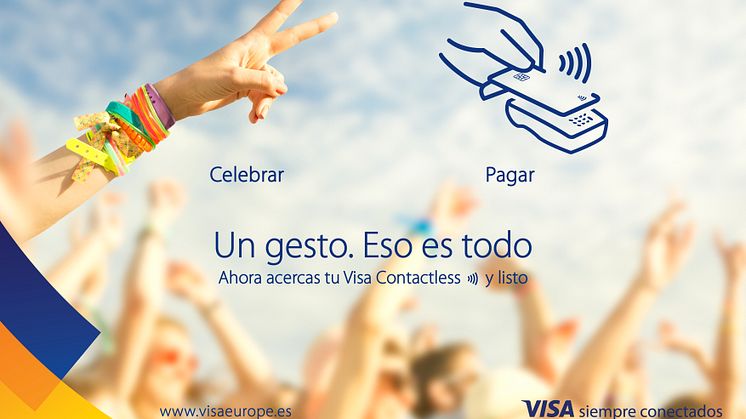 Visa Europe colabora con FIB 2015 para promocionar el pago sin contacto entre los jóvenes