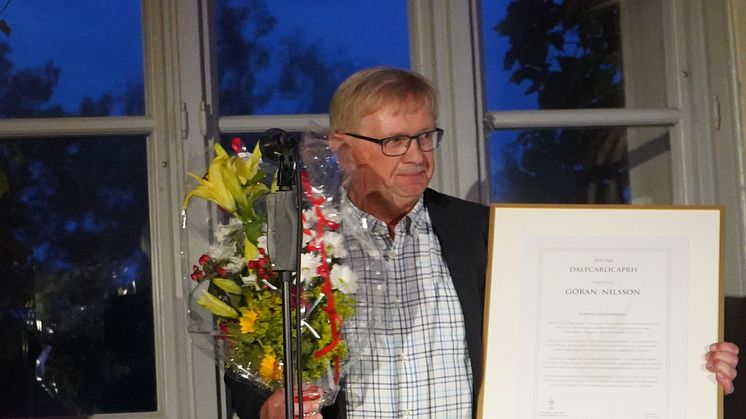 Göran Nilsson tilldelas 2019 års Dalecarlicapris.