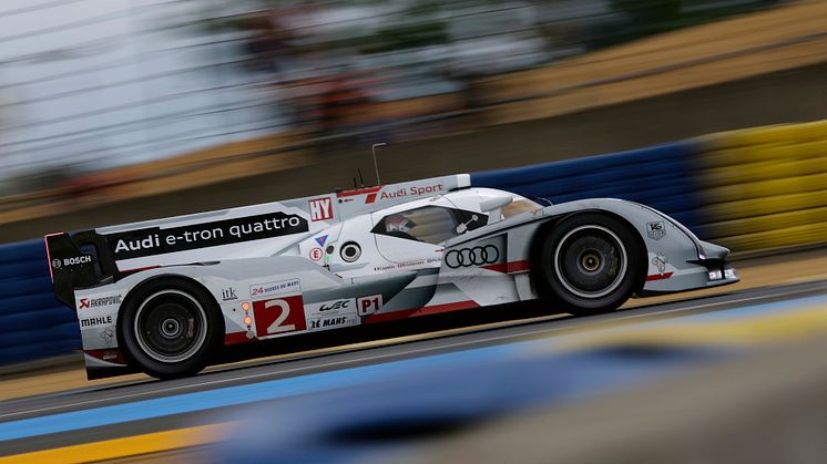 Audi med quattro- och hybridteknologi i årets Le Mans 24-timmars