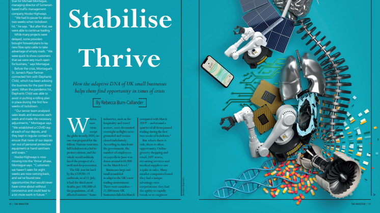 Survive Stabilise Thrive - Isansys features in the Investor Magazine