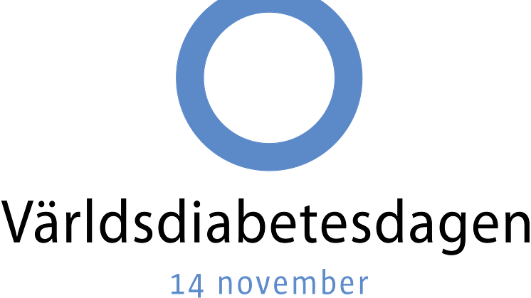 Den blå ringen är sedan 2007 den officiella logotypen för Världsdiabetesdagen.
