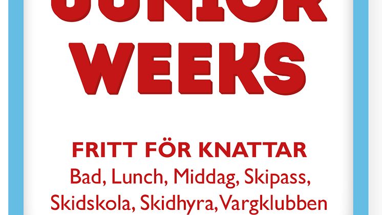 JUNIOR WEEKS - LOCKAR BARNFAMILJER TILL STÖTEN I VINTER