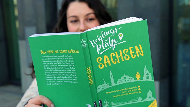 Buchcover des neuen Reiseführers "Lieblingsplätze Sachsen" - Foto: Andreas Schmidt