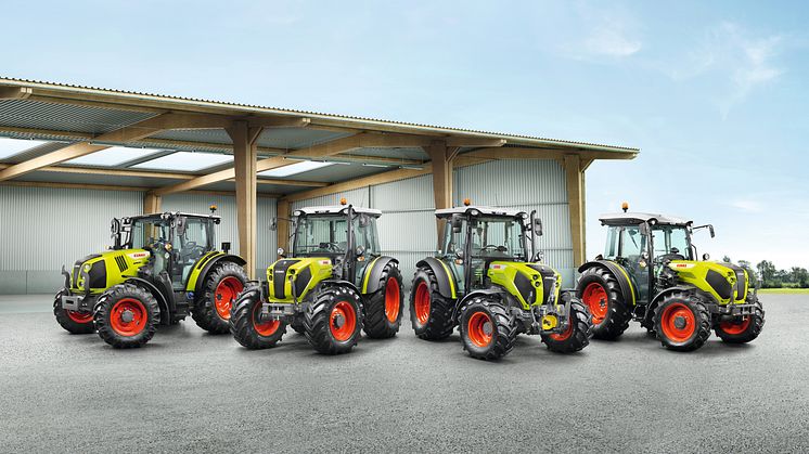 Three new compact tractor series: CLAAS unveils new ELIOS 200, ELIOS 300 and AXOS 200