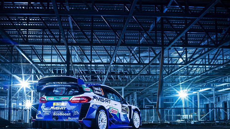​Nu presenteras Ford Fiesta WRC med en ny iögonfallande design inför FIA World Rally Championship 2020.