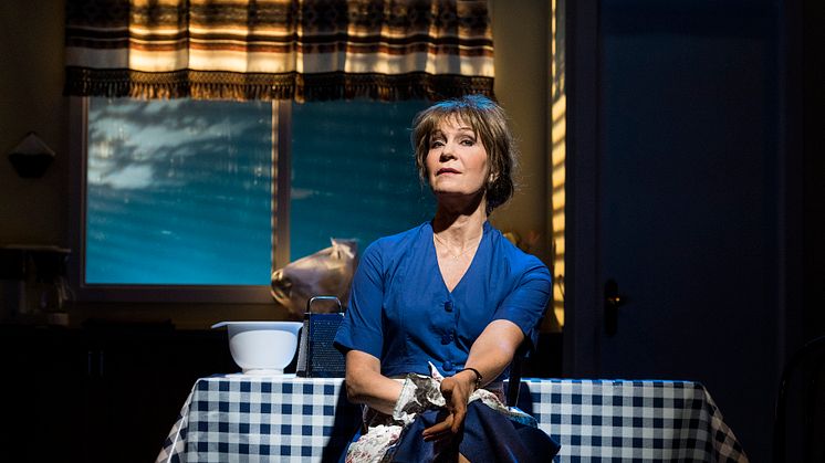 Maria Lundqvist som Shirley Valentine på Kungsbacka Teater 24 oktober