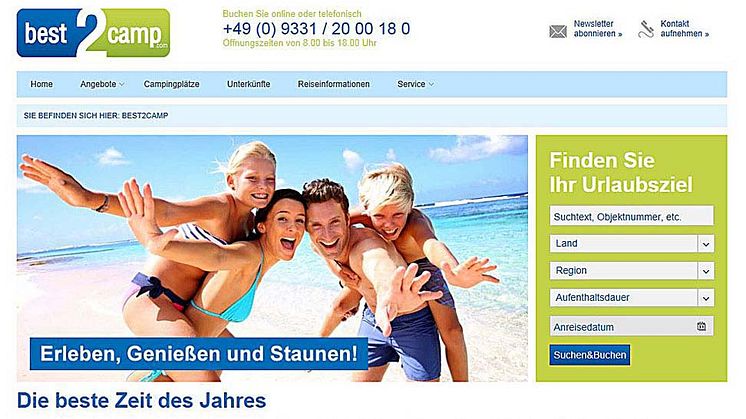 best2camp organisiert den perfekten Familienurlaub 