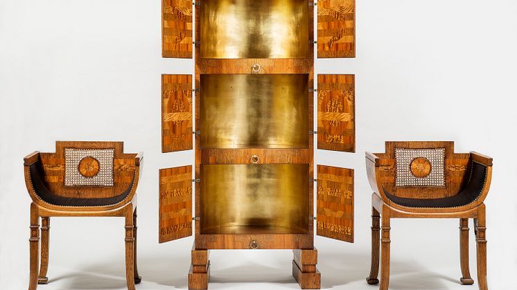 ​New acquisition: Cabinet and armchairs by Carl Hörvik from the 1925 World’s Fair