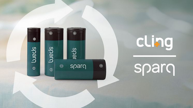 Nytt liv för uttjänta batterier – samarbete mellan Sparq och Cling Systems.