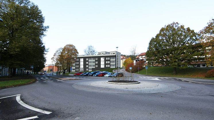 Först till kvarn för bostad i AB Bostäders nya kvarter Solrosen i Borås