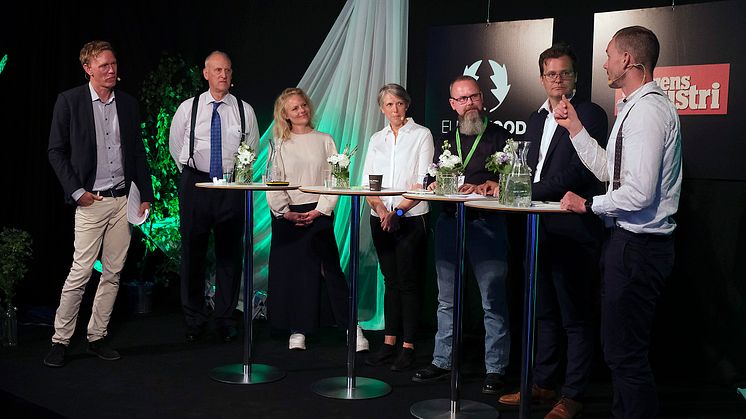 Panelen fr v Pontus Herin, Douglas L. Faulkner, Johanna Mossberg, Helena Johansson, Alan Sherrard, Daniel Badman och Henric Demegård.