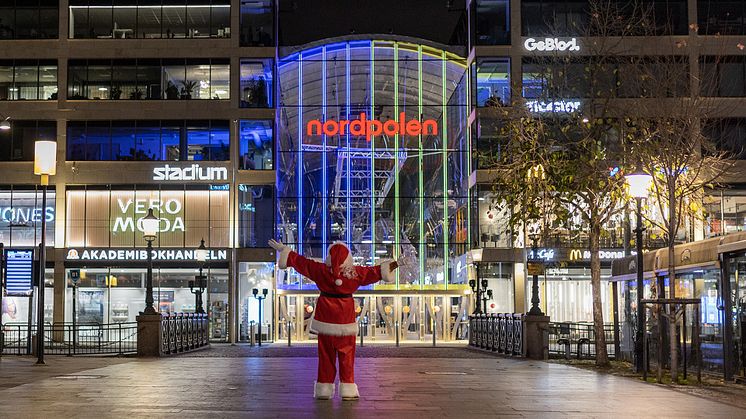 En stämningsfull julmarknad i Nordstan