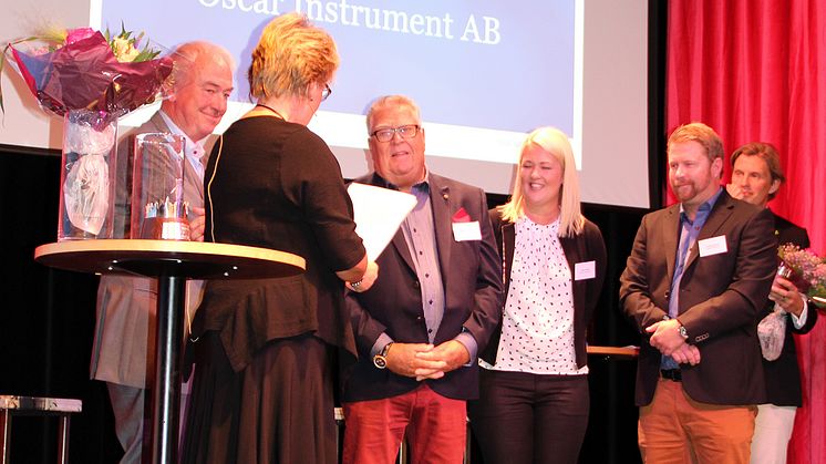 Framgångsrika företag tog emot pris av Hogias grundare