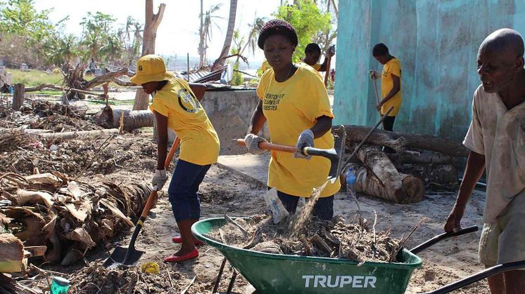 Åtta frivilligpastorer byggde nytt hem på tre dagar