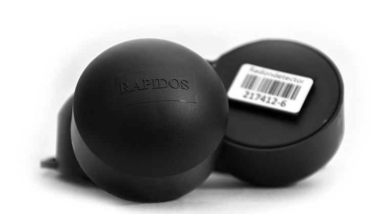 Radondosan Rapidos mätvolym är två till tre gånger större än hos andra märken. Det bidrar till att en korttidsmätning kan göras med förhållandevis hög säkerhet.