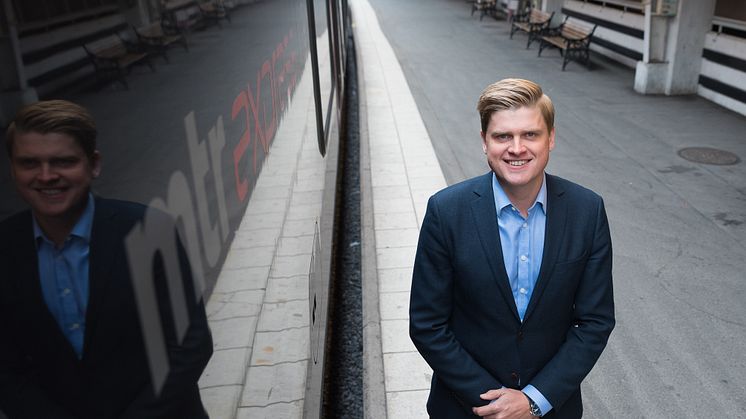 Mats Johannesson, tillträdande VD MTR Express  (Foto: Oskar Westöö)