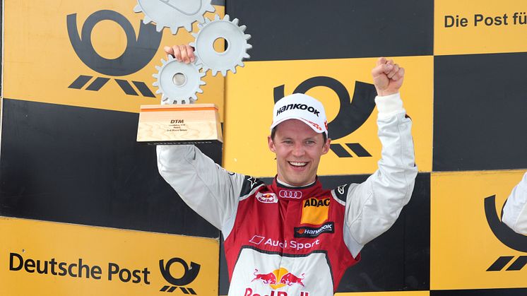 Mattias Ekström trea i DTM-mästerskapet efter ny pallplats