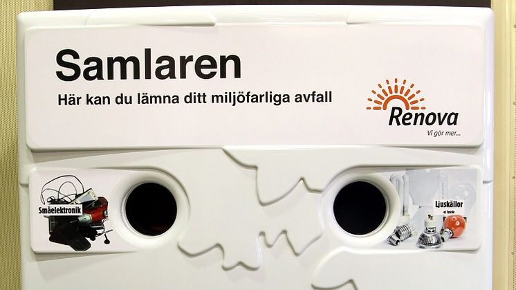 Skåne mindre miljöfarligt med Renovas Samlare