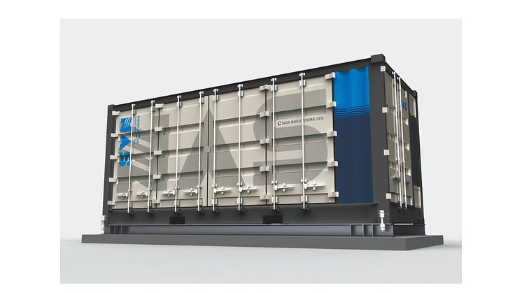 NGK NAS battery for energy storage (container type unit)