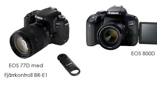 Kvaliteten talar för sig själv i Canons nya systemkameror och objektiv – EOS 77D och EOS 800D