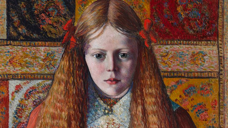 Konrad Mägi, Portrett av norsk jente, 1909, Tartu kunstmuseum