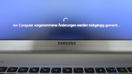 Wie behebt man die Fehlermeldung „Am Computer vorgenommene Änderungen werden rückgängig gemacht“?