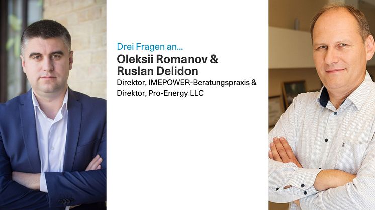 3 Fragen an Oleksii Romanov und Ruslan Delidon