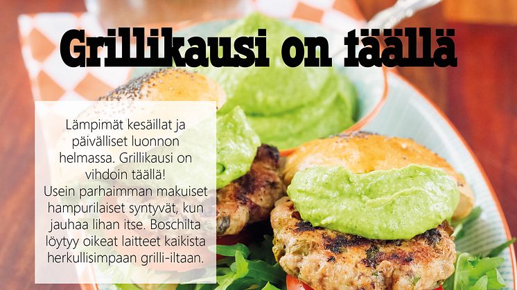 Grillikausi on täällä