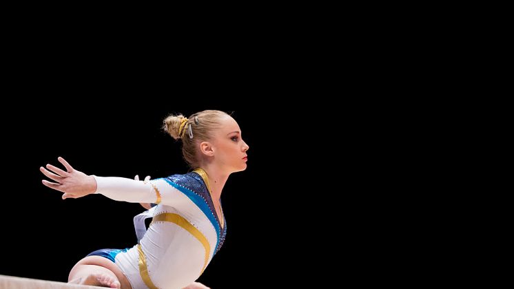 Emma Larsson tävlar i Test-Event - en del i kvalprocessen mot OS 2016
