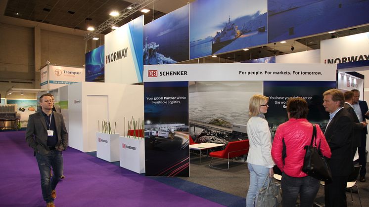 DB Schenker samarbeider også i år med Innovasjon Norge om felles stand på verdens største sjømatmesse i Brussel.