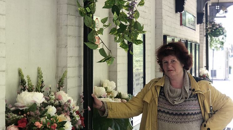 Flower Bank founder Ursula Stone at New Barnet