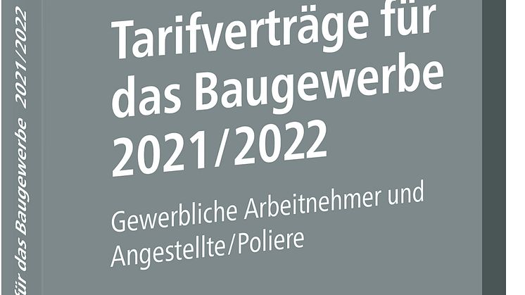 Tarifverträge für das Baugewerbe 2021/2022 (3D/tif)