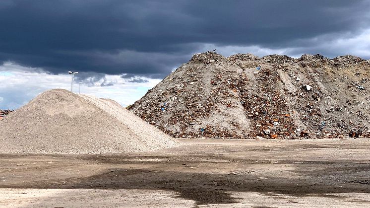 Stor klimatnytta att använda slaggrus som konstruktionsmaterial