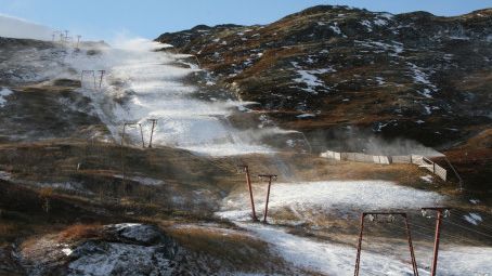 SkiStar Hemsedal: Hemsedal producerar snö inför vintern