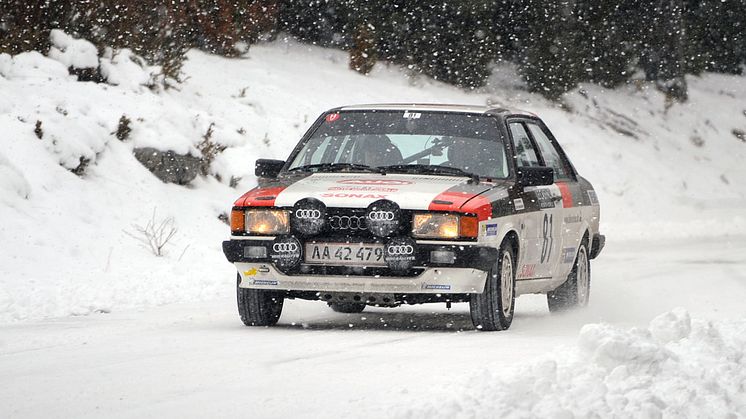 Toni Hansen og Per Brodersen kørte sig til en flot 4 plads ved årets Rallye Monte-Carlo Historique 2018