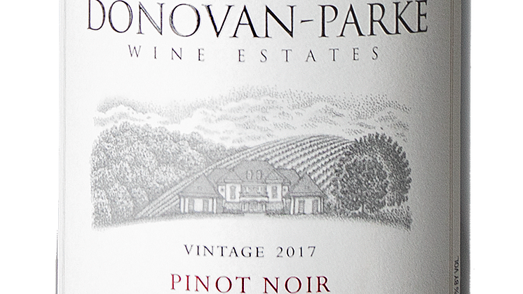 Populära Donovan-Parke Pinot Noir byter etikett!