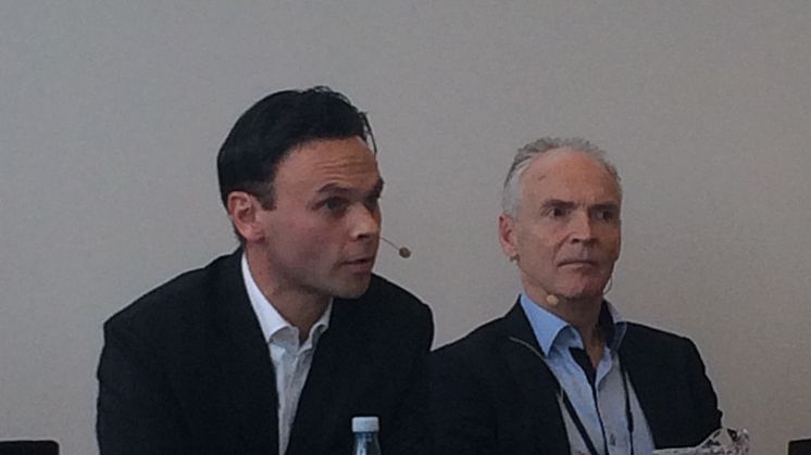 Coors vicedirektør Claus Fibiger var med i paneldiskussion på Velfærdens Innovationsdag i Øksnehallen
