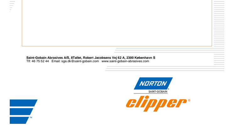 Ny håndholdt benzin kapsav fra Norton Clipper. Sortiment