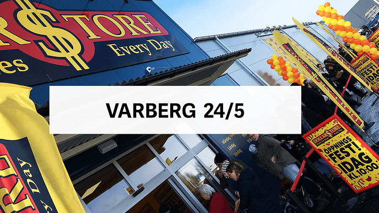 Öppningsfest - DollarStore Varberg