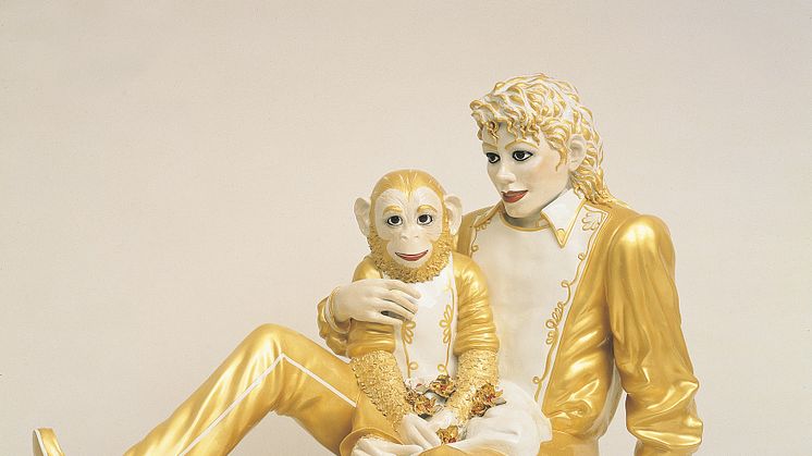 Jeff Koons, Michael Jackson and Bubbles, 1988