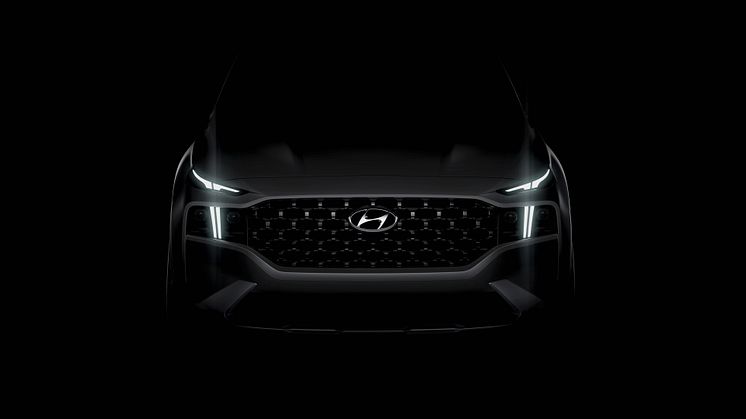 Första teaser-bilden av nya Santa Fe. Hyundais SUV-ikon som nu även blir elektrifierad.
