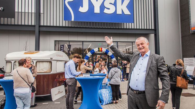 Big turnout when JYSK opened in Belgium
