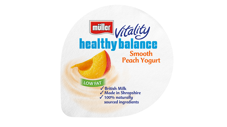 Müller Vitality healthy balance smooth peach