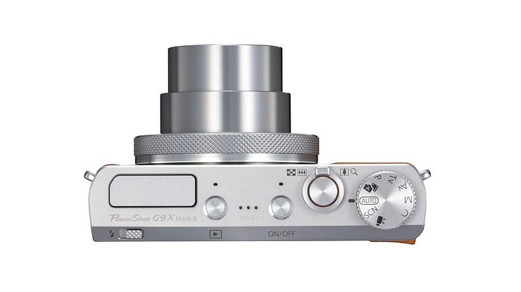 PowerShot G9X Mark II Silver Top lens Out
