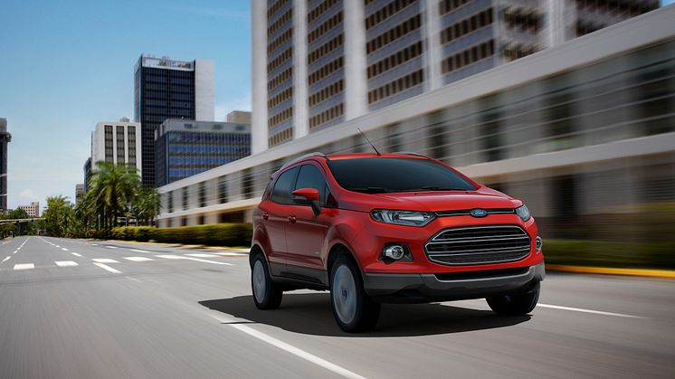 Ford presenterar nya EcoSport i Europa – en flexibel och rymlig SUV med praktiska småbilsegenskaper