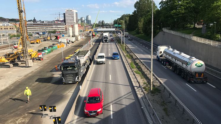Åter trafikstopp på E6 vid Kallebäck